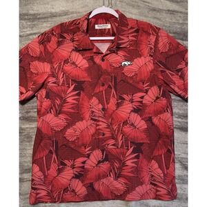 Tommy Bahama Bahama Coast Fronds IslandZone® Arkansas Razorbacks Large L